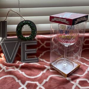 SASSY STEMS Wine Glass “You Had Me at Merlot” New in Box